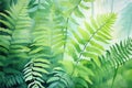 Leaves background garden green forest pattern tropic palm plant nature summer background Royalty Free Stock Photo