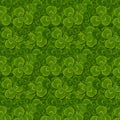 Leaves clover trefoil shamrock pattern