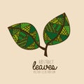 Leaves drawing
