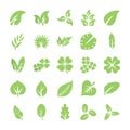 Leaf Flat Vector Icons