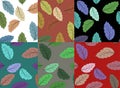 Leaves seamless. Element decorative floral. Abstract background design. Trendy vector wallpaper. Vector seamless background.