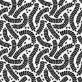 Leaves seamless pattern can be used for wallpaper, website background, textile printing Royalty Free Stock Photo