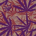 Leaves Seamless Pattern - Repeating ornament for textile, wraping paper, fashion etc.
