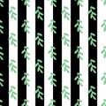 Leaves seamless repeat pattern