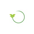 Leaves sprout logo