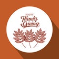Leaves of Thanks given design