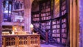 Interior of Dumbledore office and Professor`s costume. Decoration Warner Brothers Studio for Harry Potter film London