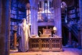 Interior of Dumbledore office and Professor`s costume. Decoration Warner Brothers Studio for Harry Potter film. UK