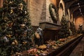 Hogwarts at Christmas at the Making of Harry Studio Tour, UK Royalty Free Stock Photo