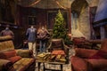 Gryffindor Common Room at Christmas, at the Making of Harry Potter Studio Tour