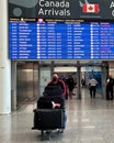 Leaving the arrivals hall at Toronto Pearson Airport July 2021