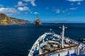 Leaving the port of Santa Cruz, Tenerife