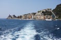 Leaving Portovenere, Cinque Terre Royalty Free Stock Photo