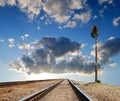 Leavings far ways of railway Royalty Free Stock Photo