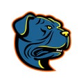 Leavitt Bulldog Head Mascot Royalty Free Stock Photo