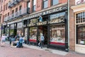 Leavitt & Peirce Tobacco Store in Harvard Square, storefront and Royalty Free Stock Photo