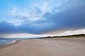 Leba Baltic sea coast Royalty Free Stock Photo