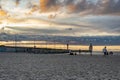 Leba, Poland - 03.08. 2023 - beach in the seaside town of Leba