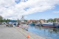 Leba, Poland - 03.08. 2023 - fishing port in the Polish city of Leba