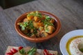 Lebanese Spicy Potatoes Dish | Batata Harra Royalty Free Stock Photo