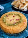 Lebanese Kanafeh on display