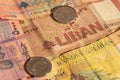 Lebanese lira LL. Lebanese pound LBP banknotes and coins