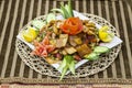 Lebanese salad `Fattoush`