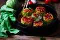 Lebanese stuffed zuccini..selective focus Royalty Free Stock Photo