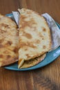 Lebanese Thyme Pastry Breakfast Plate Royalty Free Stock Photo