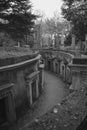 Lebanon Circle West Highgate Cemetery Royalty Free Stock Photo