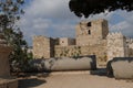 Lebanon: The historic village Byblos with the castle and the Amp