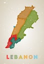 Lebanon map.