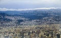 Lebanon from the sky Royalty Free Stock Photo