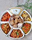 Lebaran special dishes in Indonesia.