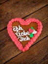 Lebkuchenherzen gingerbread Heart cookie Royalty Free Stock Photo