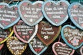 Lebkuchenherzen Gingerbread hearts Royalty Free Stock Photo