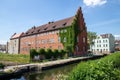 Lebork, Pomeranian Voivodeship / Poland - June 6, 2019: Old historic brick building in a small city in Europe. Teutonic castle in