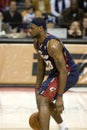 Lebron Dribbling The Ball Royalty Free Stock Photo