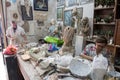 Workroom for holy statuary in Lecce