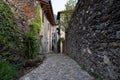 Medieval village of Corenno Plinio Royalty Free Stock Photo