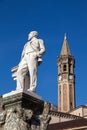 LECCO, LOMBARDY/ITALY - OCTOBER 29 : Statue of Mario Cermenati i
