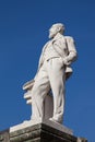 LECCO, LOMBARDY/ITALY - OCTOBER 29 : Statue of Mario Cermenati i