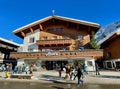 Lech, Austria, 23.01.2022. Legendary luxury fashion and sports' store in Lech, Arlberg.