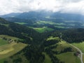 Lech municipality western Austrian state of Vorarlberg, located in Bludenz. Winter sports holiday resort destination in Royalty Free Stock Photo