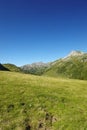Lech valley in tha Austrian Alps, not fat from the town Lech