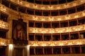 Lech Walesa at the Regio theatre in Parma Royalty Free Stock Photo