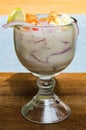 Tiger milk, a dish of Peruvian ceviche