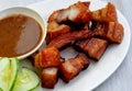 Lechon Kawali (Fried Lechon Baboy) Royalty Free Stock Photo