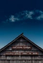 LeConte Lodge and Blue Sky Royalty Free Stock Photo