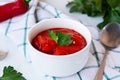 Lecso national dish of Hungarian cuisine with pepper and tomato Royalty Free Stock Photo